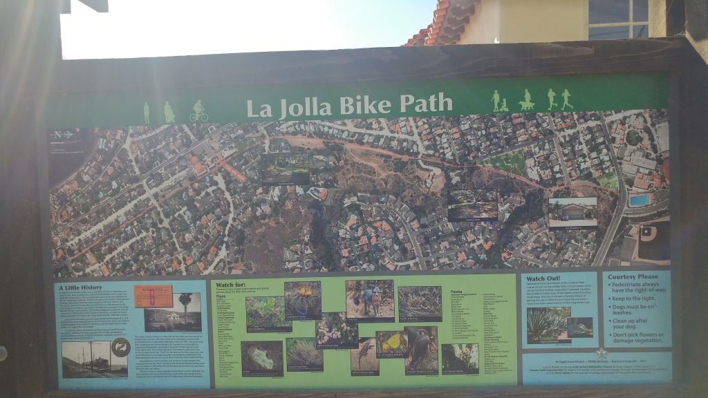 La Jolla Bike Path Poster