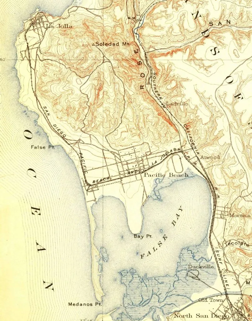 La Jolla Electric Railway Route